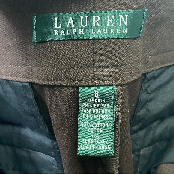 Lauren Ralph Lauren Women's Brown  Straight Leg Dress Pants Size 8 - Picture 7 of 8